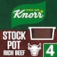 image 1 of Knorr Rich Beef Stock Pot 4 x 28g