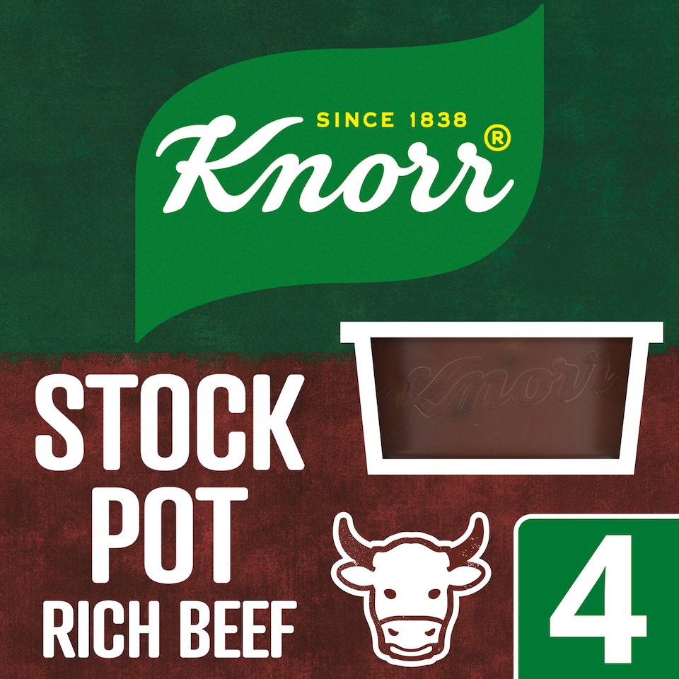 image 1 of Knorr Rich Beef Stock Pot 4 x 28g