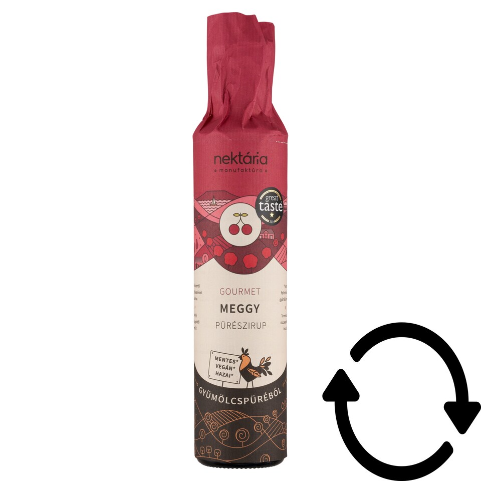 Nektária Gourmet meggy pürészirup 500 ml