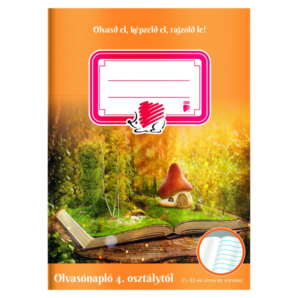 ICO olvasónapló 4. osztálytól 21-32-es sima és vonalas