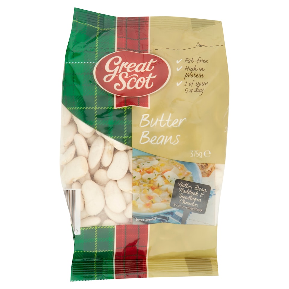 Great Scot Butter Beans 375G