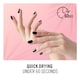 image 3 of Rimmel London Rita Ora Nail Polish - Rita's Black 8ml