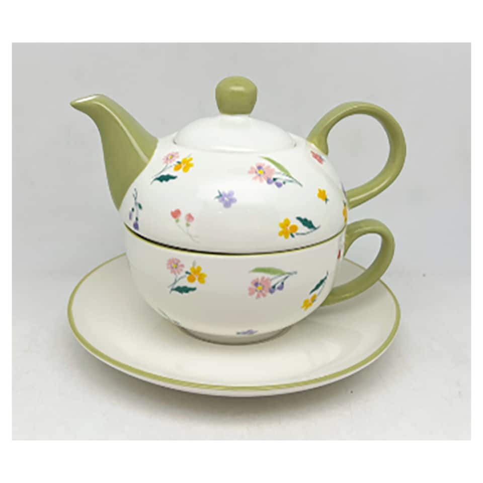 F&F Home Ditsy Floral Tea for One