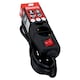 image 2 of Sky Electric KF-03CK-3M F 3-Way, Shockproof Black Power Strip with Switch 3 m