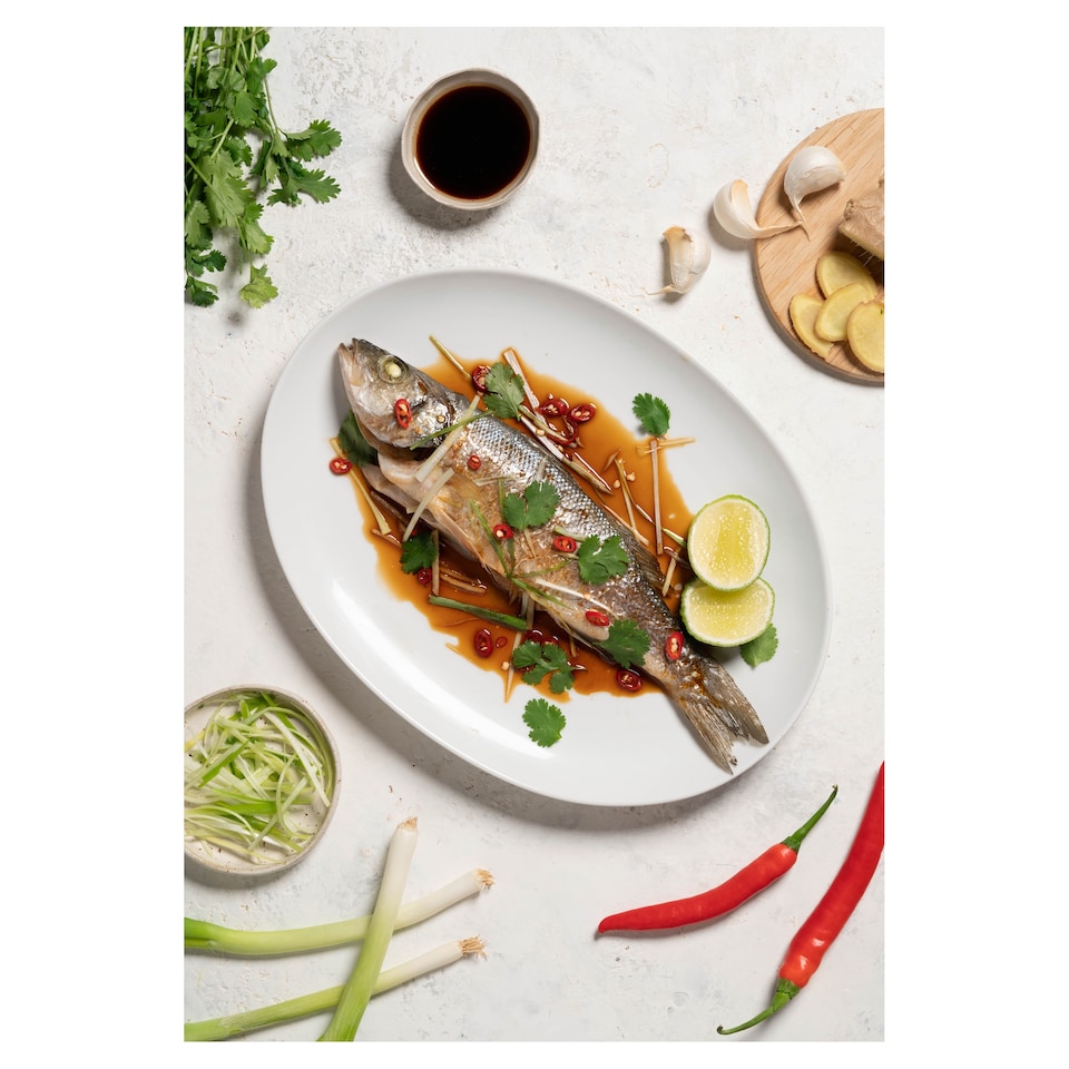 image 1 of Fish Said Fred 2 Whole Sea Bass 520g
