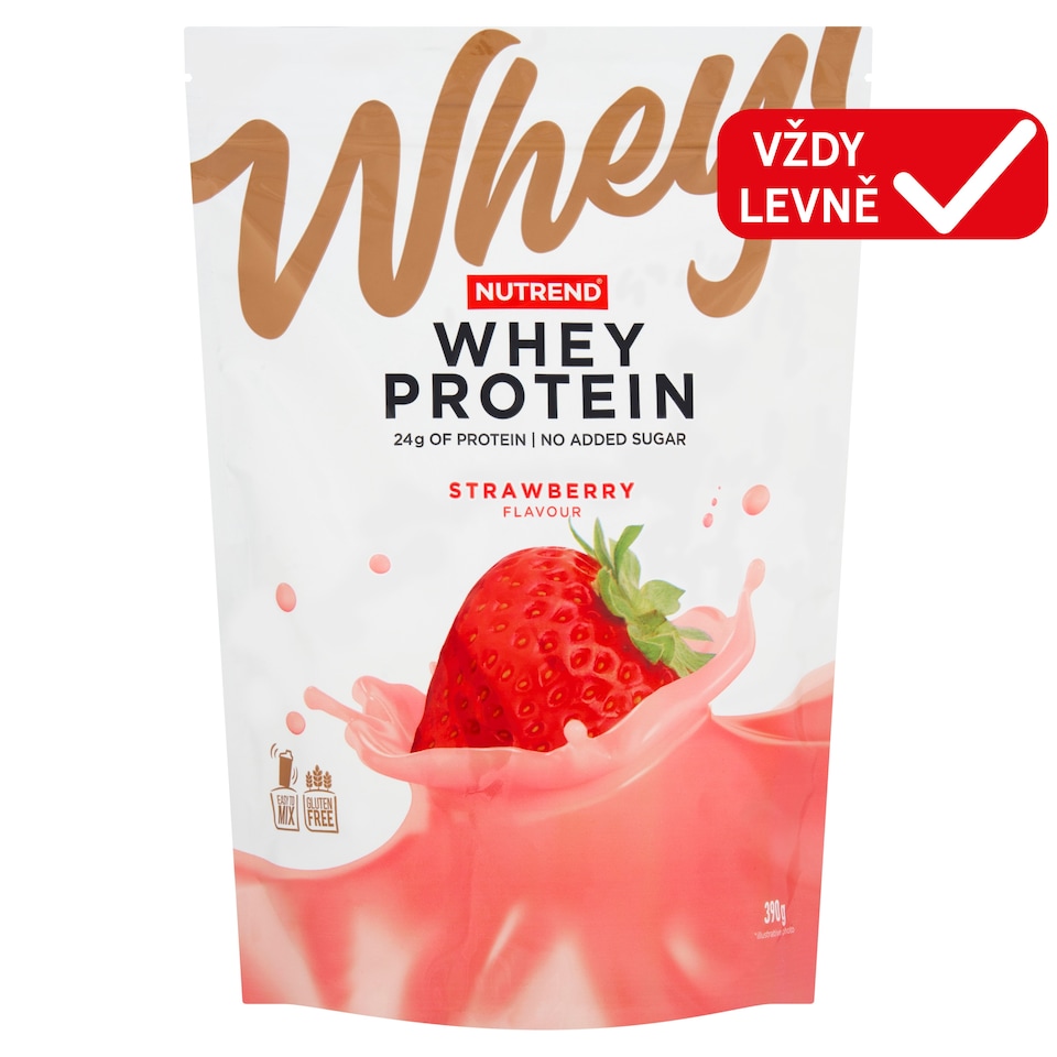 Obrázek 1 pro produkt Nutrend Whey Protein příchuť jahoda 390g