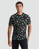 image 1 of F&F Pure Cotton Festive Print Short Sleeved T-Shirt in Navy