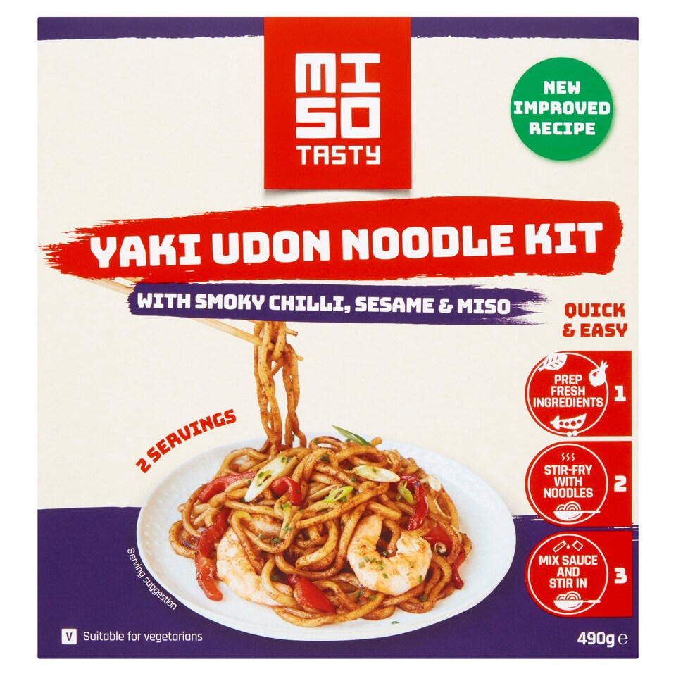 Miso Tasty Spicy Udon Noodle Kit 472G Tesco Groceries