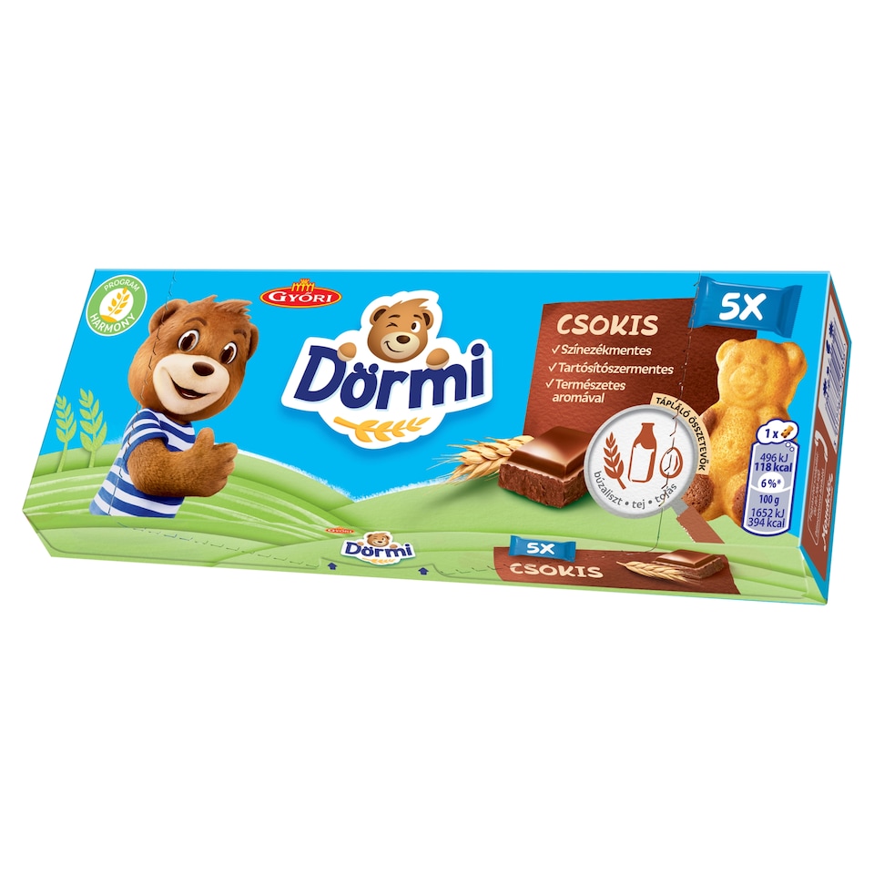Dörmi Csokoládés Krémmel Töltött Puha Piskóta 5 X 30 G (150 G)