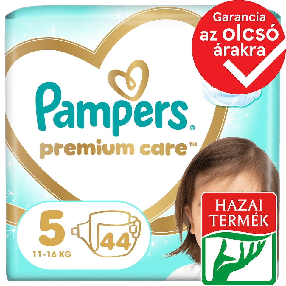 Pampers Premium Care, Méret: 5, 44 Pelenka, 11kg-16kg 1. kép