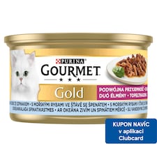 Gourmet Gold konzerva pro kočky mořské ryby v omáčce 85g