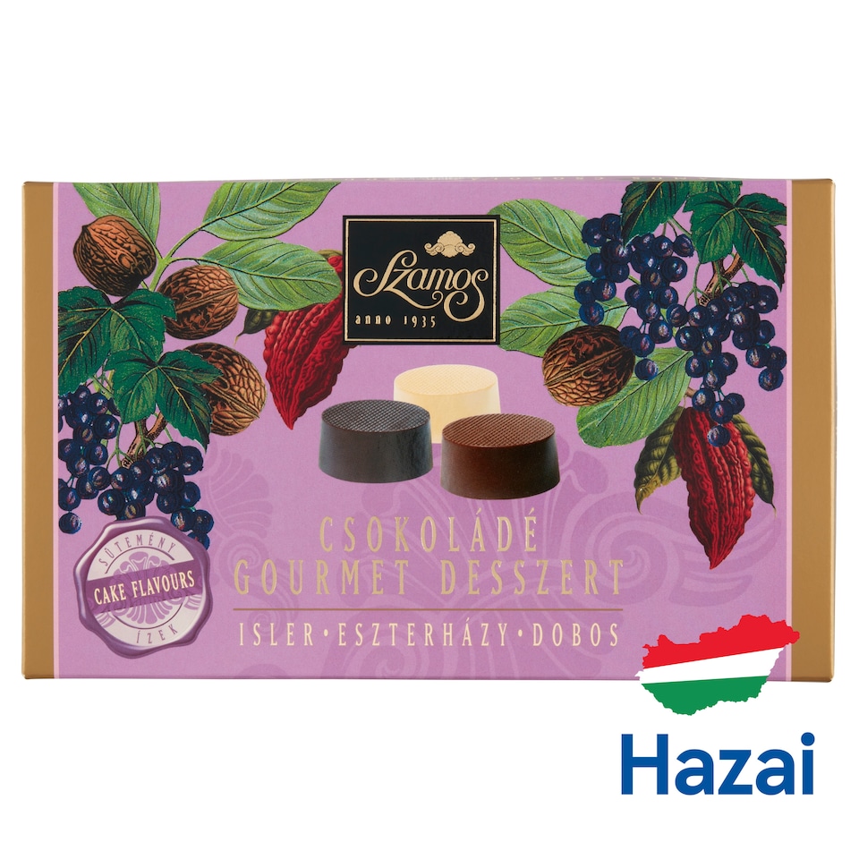 Szamos csokoládé gourmet desszert 15 db 132 g