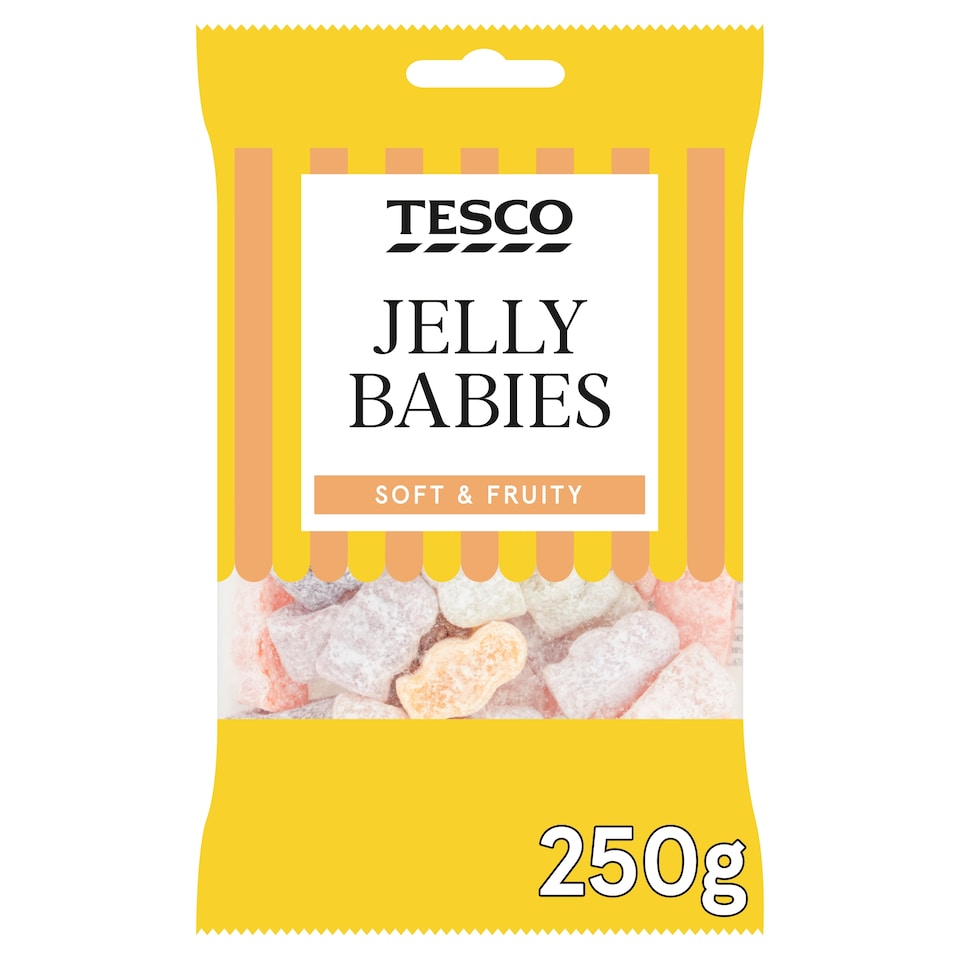 Tesco Jelly Babies Sweets 250G