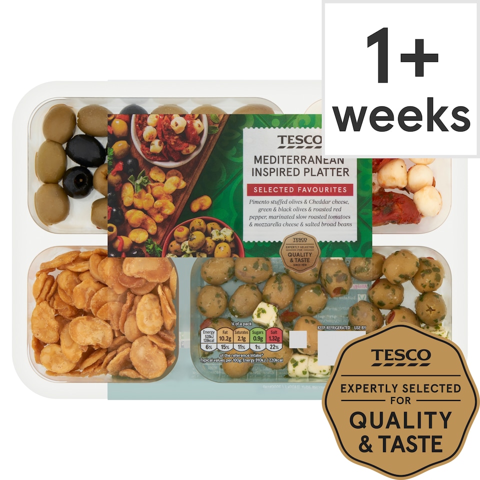 Tesco Mediterranean Inspired Platter 230G