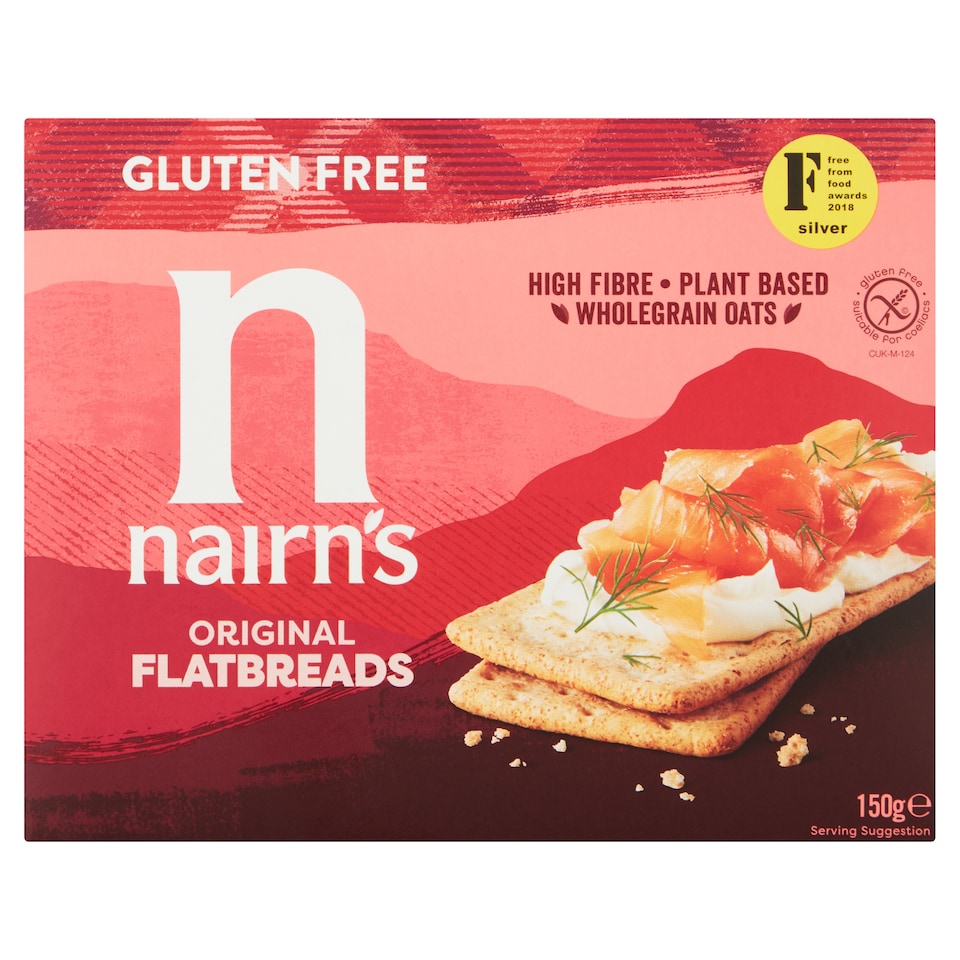 Nairns Gluten Free Original Flatbreads 150G