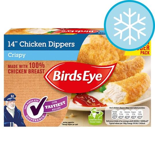 Birds Eye 14 Chicken Dippers 257G Tesco Groceries