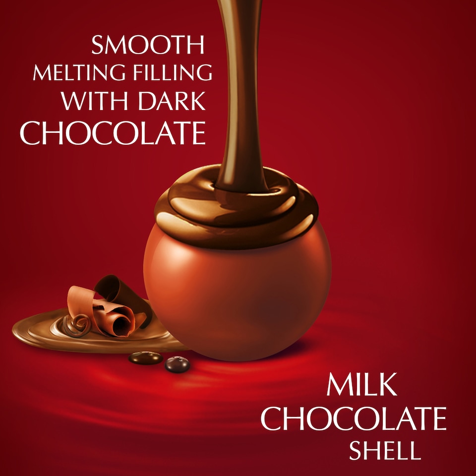 image 1 of Lindt Lindor Double Chocolate Truffles 200G