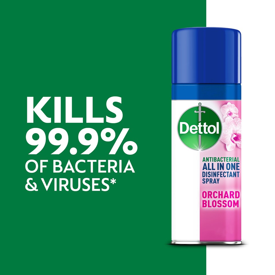 image 1 of Dettol All-in-One Antibacterial Spray Orchard Blossom 500ml