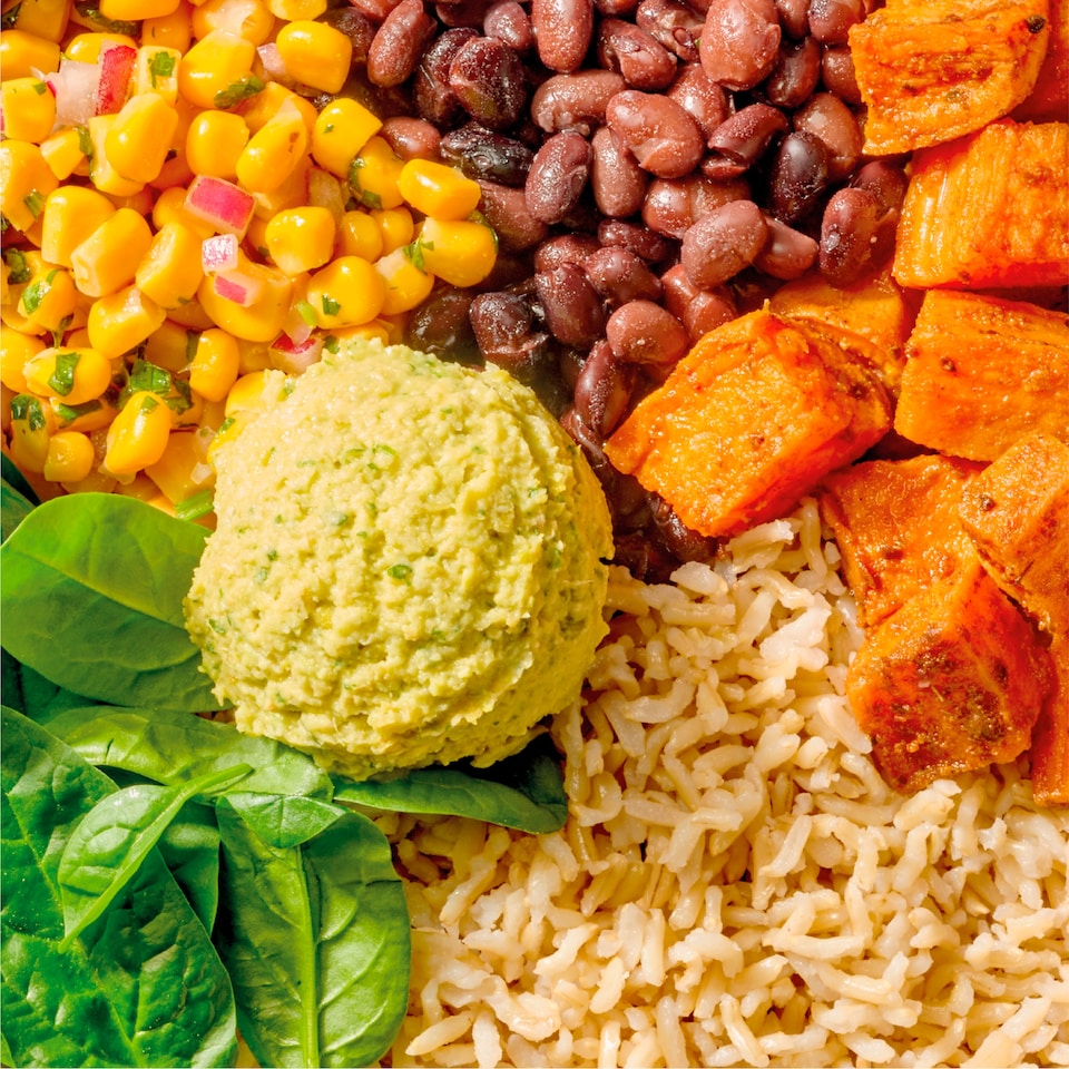 image 1 of Pollen & Grace Mexican Smoky Chipotle & Black Bean Burrito Bowl 275g