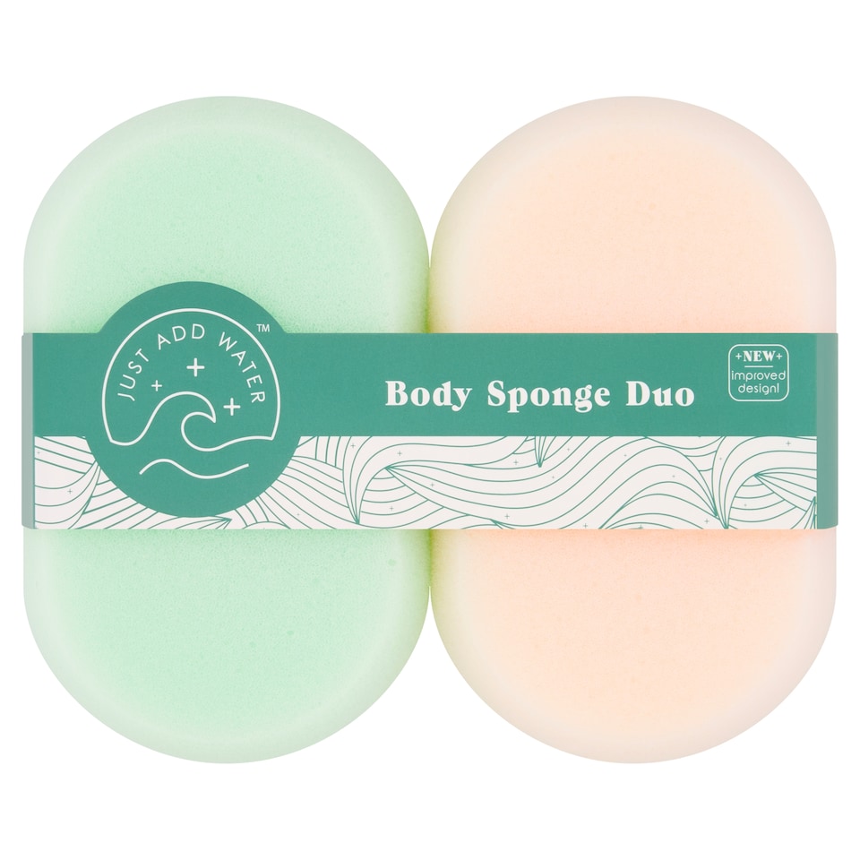 image 1 of Just Add Water Body Sponge Duo