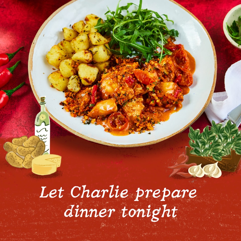 image 1 of Charlie Bigham's Calabrian Chicken & Roasted Potatoes 750g