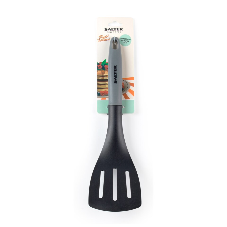 SALTER GREY PBT SLOTTED SPATULA