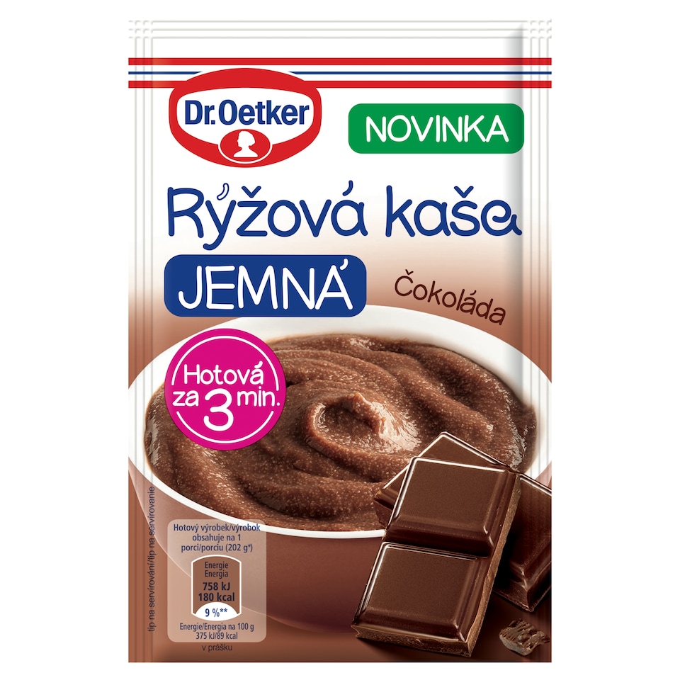Dr. Oetker Rice Porridge Fine Chocolate 52 g