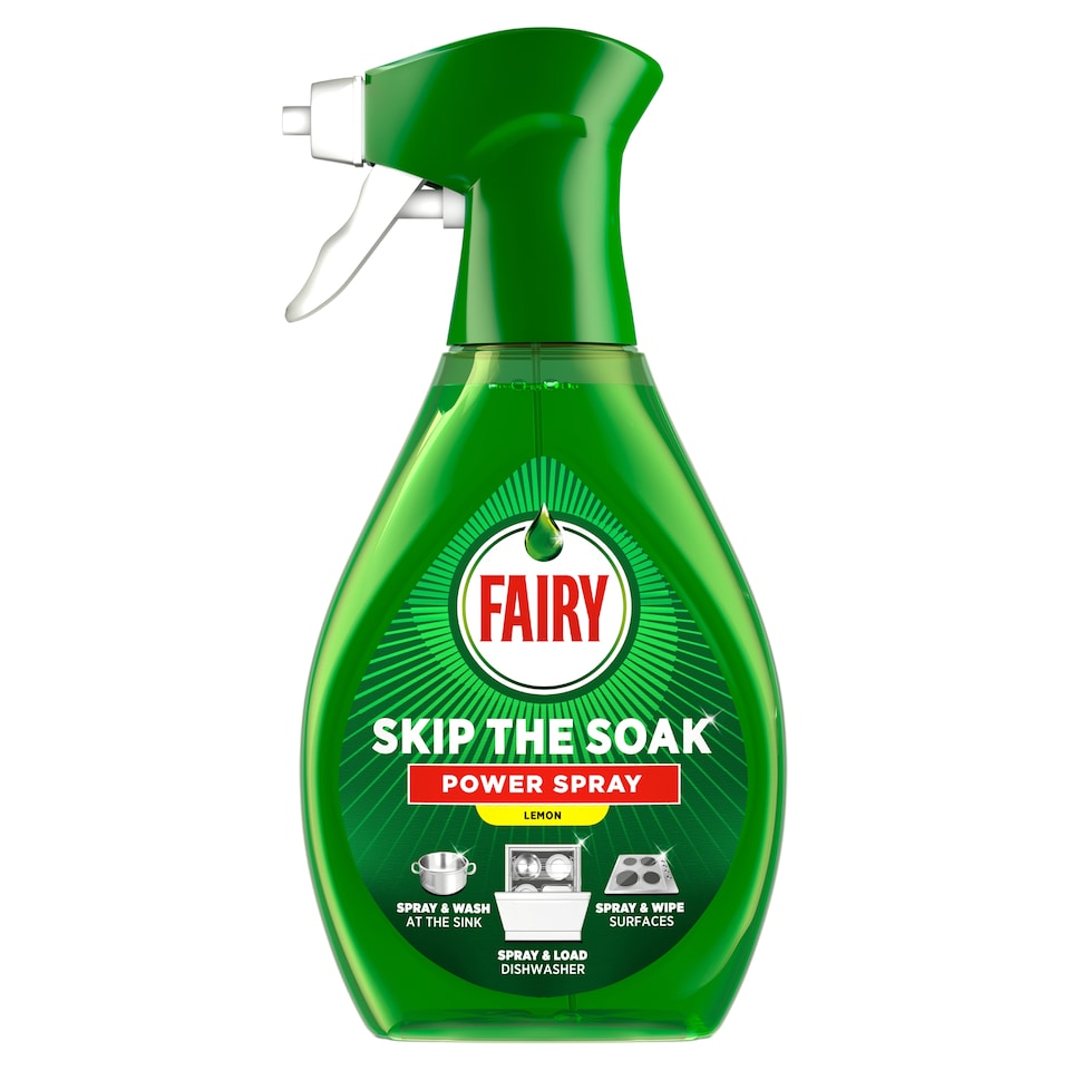 image 1 of Fairy Skip The Soak Power Spray Lemon 500ml