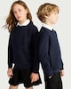image 2 of F&F School Unisex 2-Pack Cotton Rich Sweatshirts in Navy