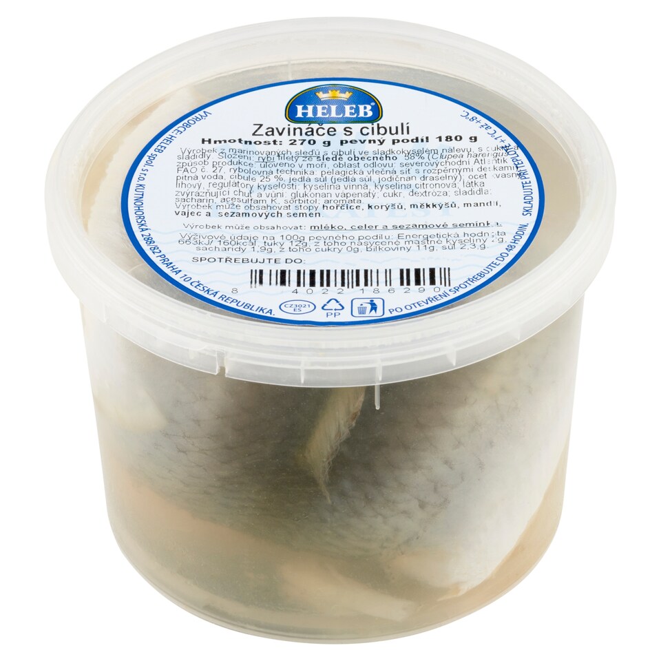 Heleb Zavináče s cibulí 270g