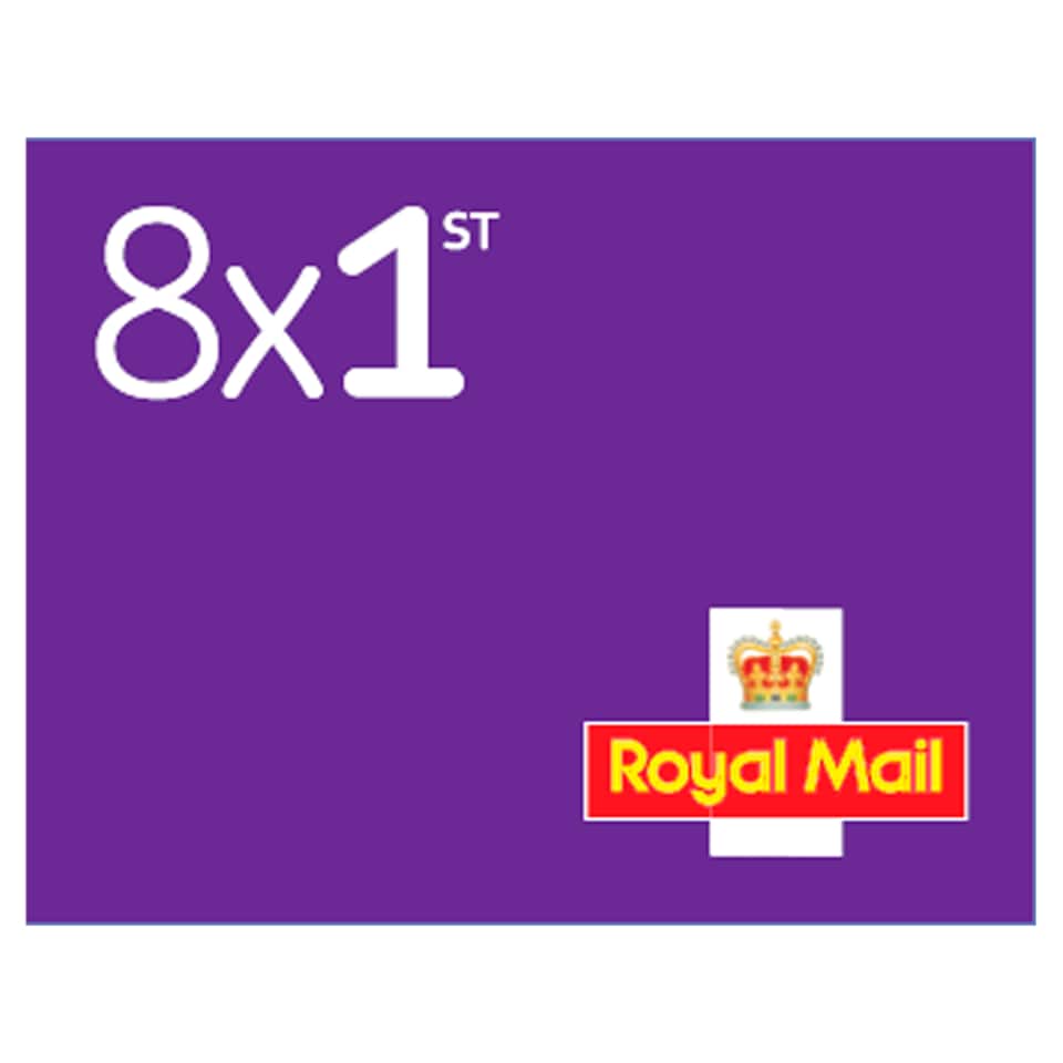 Royal Mail First Class Book of Stamps 8 Pack