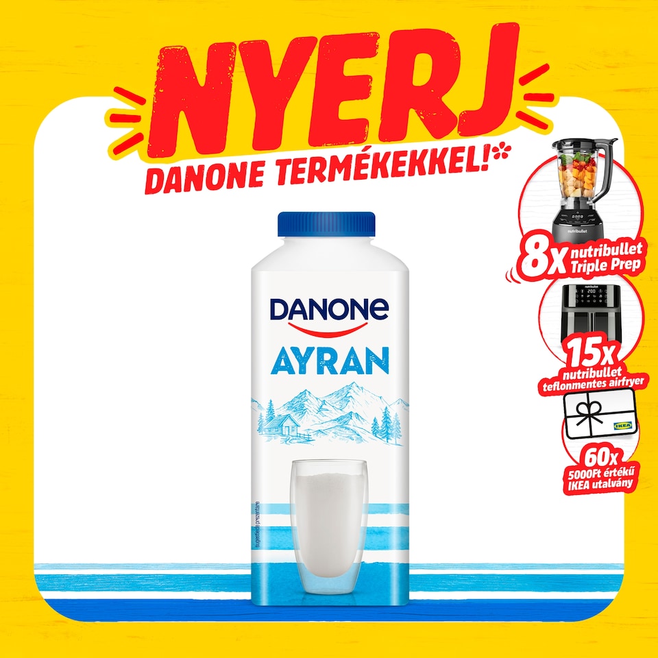 Danone Ayran sós, zsírszegény fermentált tejtermék 320 g