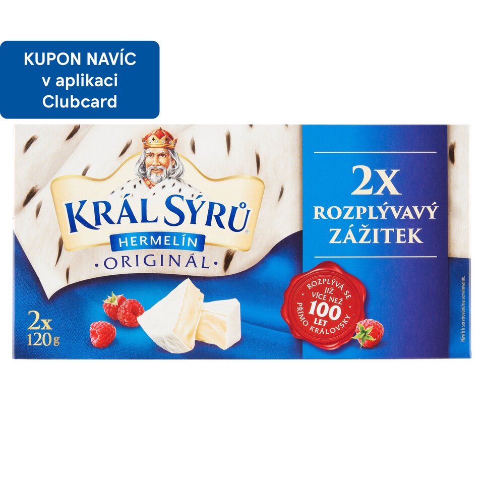 Obrázek 1 pro produkt Král Sýrů Duopack 2 x 120g