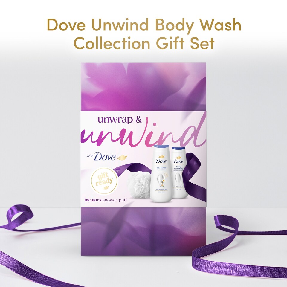 image 1 of Dove Unwind Bodywash Collection Gift Set
