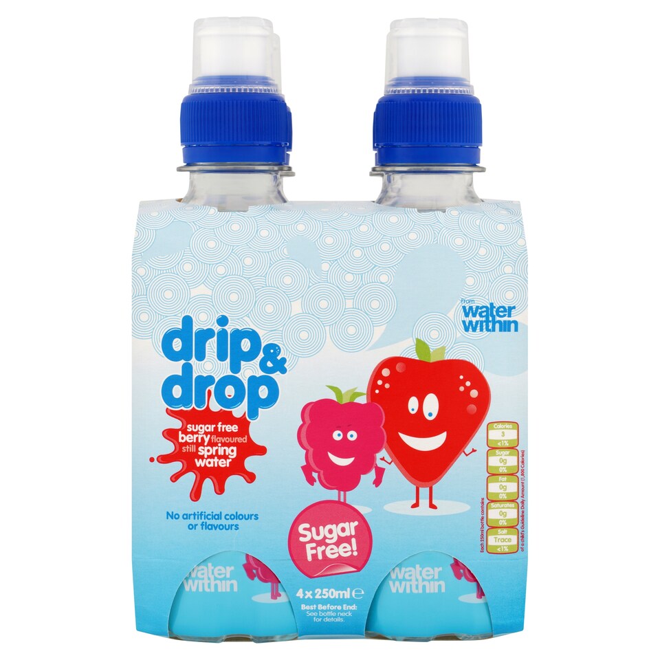 Antrim Hills Drip & Drop Still Berry 4X250ml