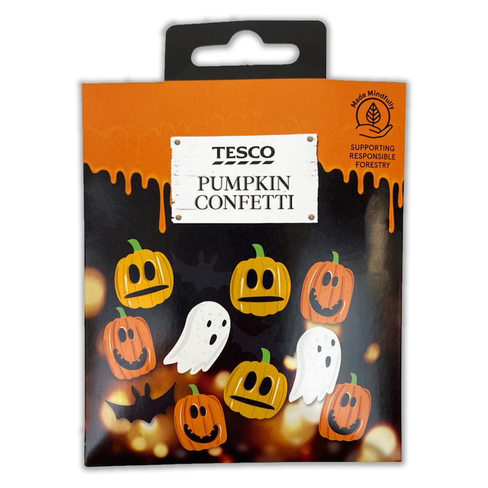 Tesco Pumpkin Confetti