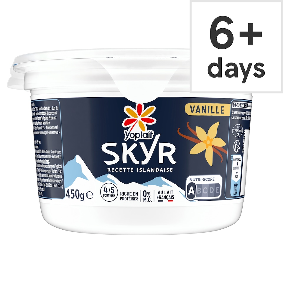 Yoplait SKYR Vanilla Yogurt 450G