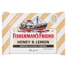 Fisrmns Frd Honey Lemon Menthol Flavoured Lozenges 25G