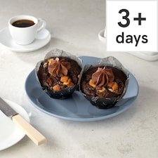 Tesco Finest Belgian Triple Chocolate Muffins 2 Pack C