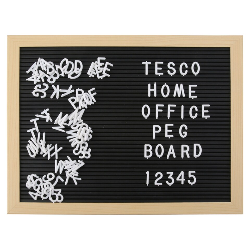 Tesco Home Office Peg Board