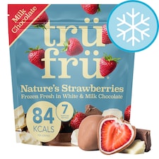 trüfrü Strawberry White & Milk Chocolate 200g