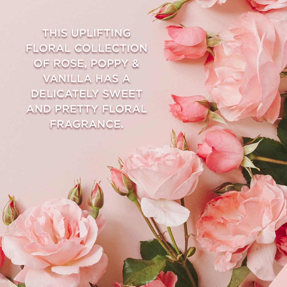 image 1 of Baylis & Harding Royale Garden Rose, Poppy & Vanilla Luxury Hand Treats Gift Set 3x 50ml