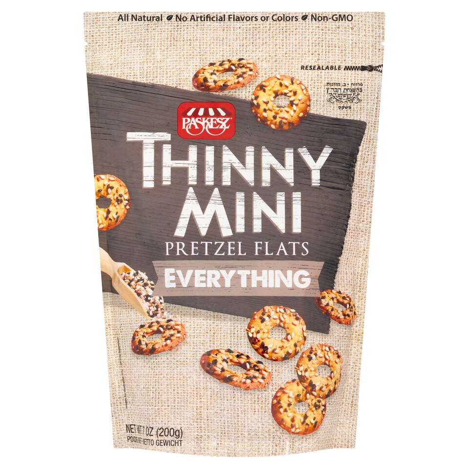 PASKESZ THINNY MINI PRETZEL FLATS EVERYTHING 200g