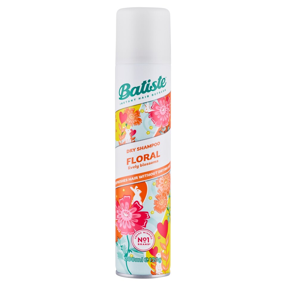 Batiste Suchý šampón s hravou kvetinovou vôňou 200 ml
