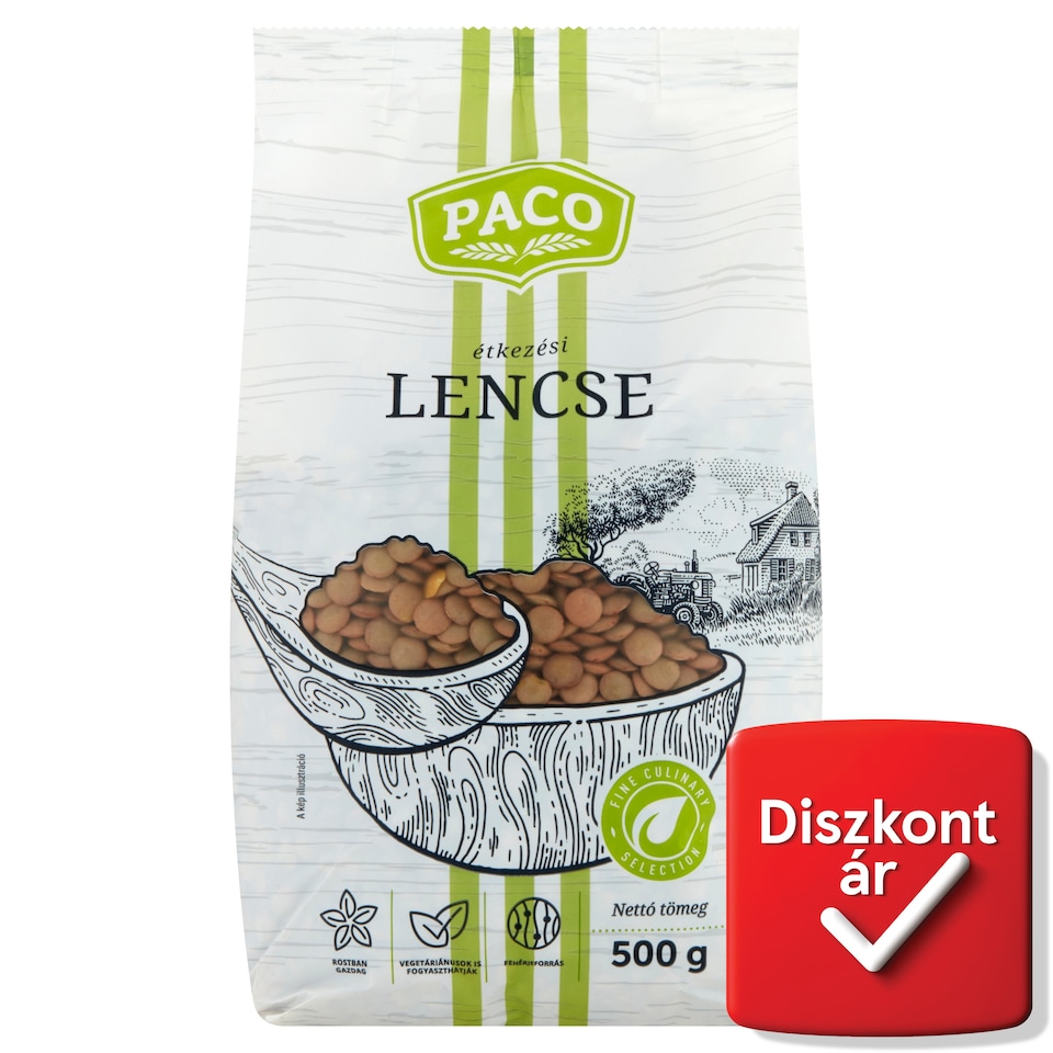 Расо étkezési lencse 500 g