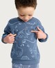 image 1 of F&F Boys Dinosaur Print Sweatshirt in Blue