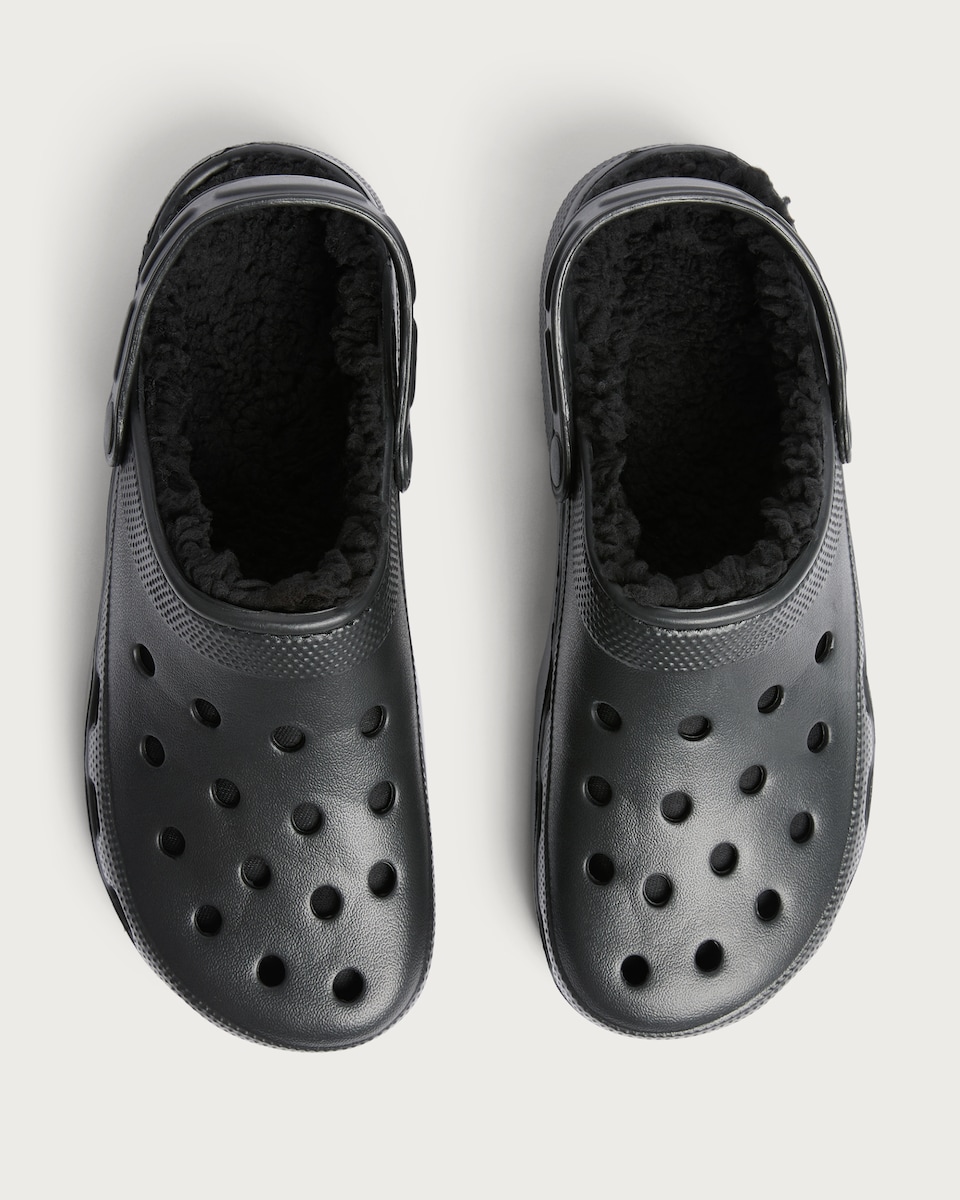 image 1 of F&F Borg Lined Clogs in Black