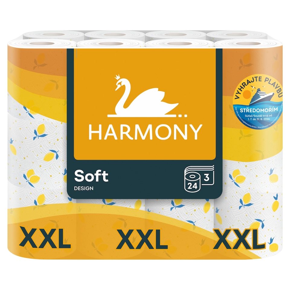 Harmony Soft Design toaletní papír 3 vrstvy 24 ks