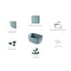 image 4 of Curver Softex Teal Storage Basket Small 4L