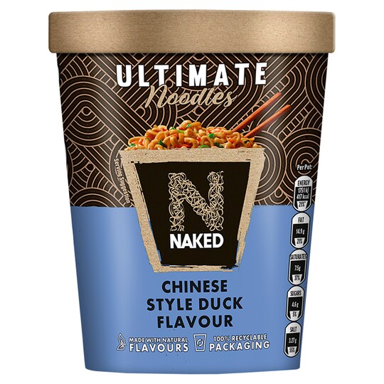 Naked Ultimate Noodles Chinese Style Duck 90G Tesco Groceries